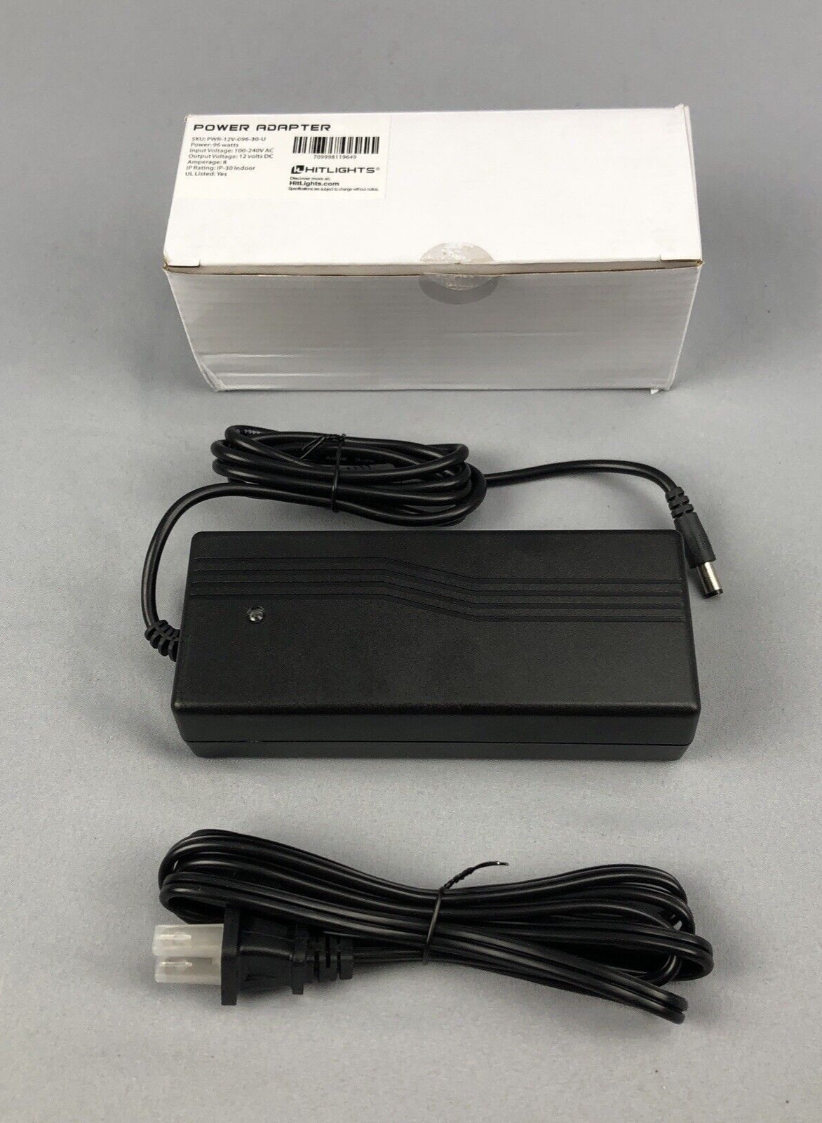 Hitlights AC/DC Power Adapter 12V 96 Watts 8 Amp Input Voltage- 100 - 240 AC New gallery
