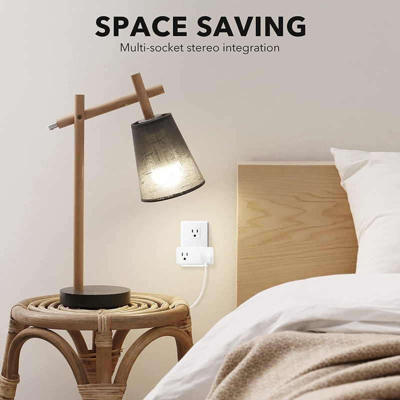 BN-LINK Multi Plug Outlet Extender W/2 USB A+1 USB C,15A 1875W, ETL & FCC Listed gallery