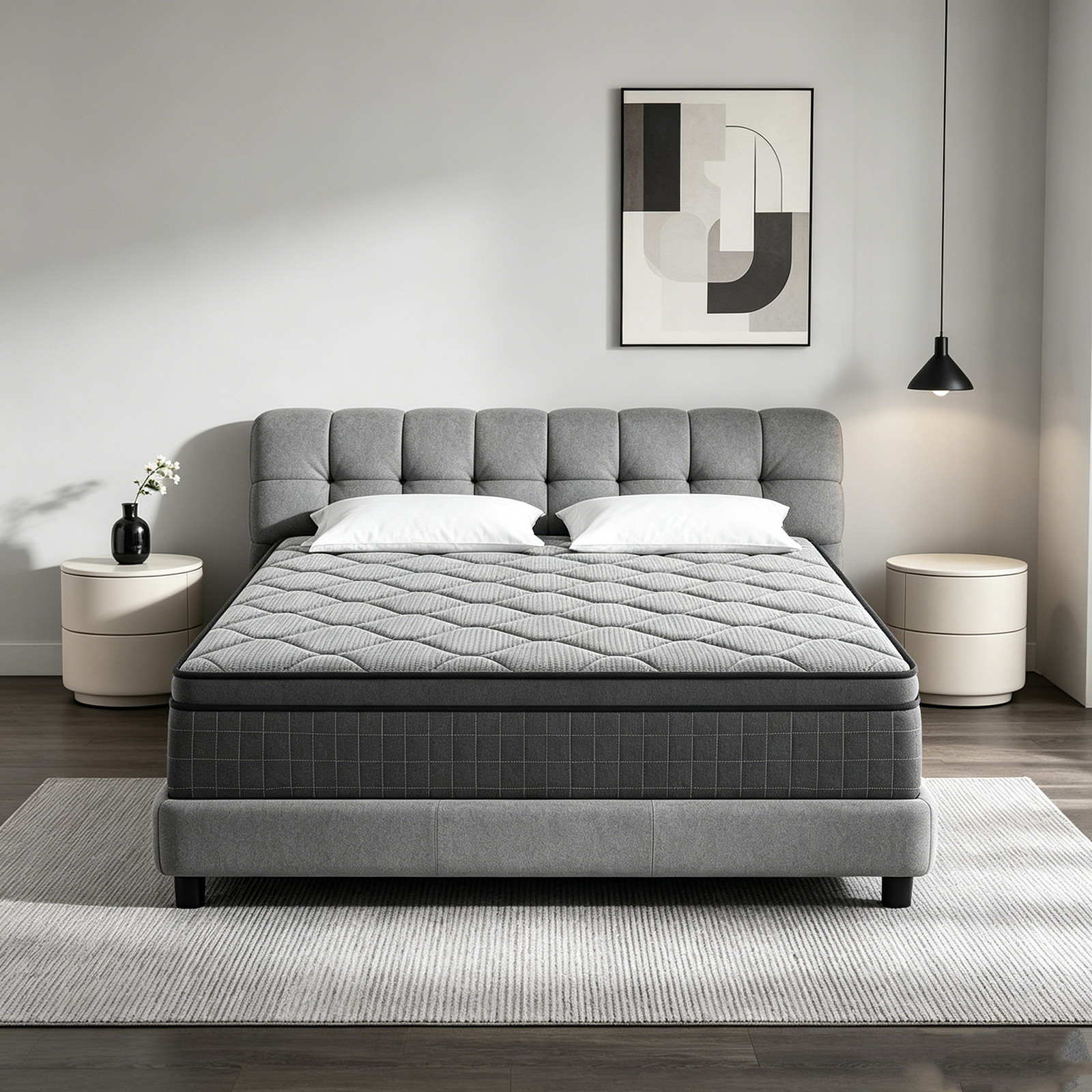 12 Inch Queen Size Gel Memory Foam Hybrid Pocket Spring Mattress In A Box gallery