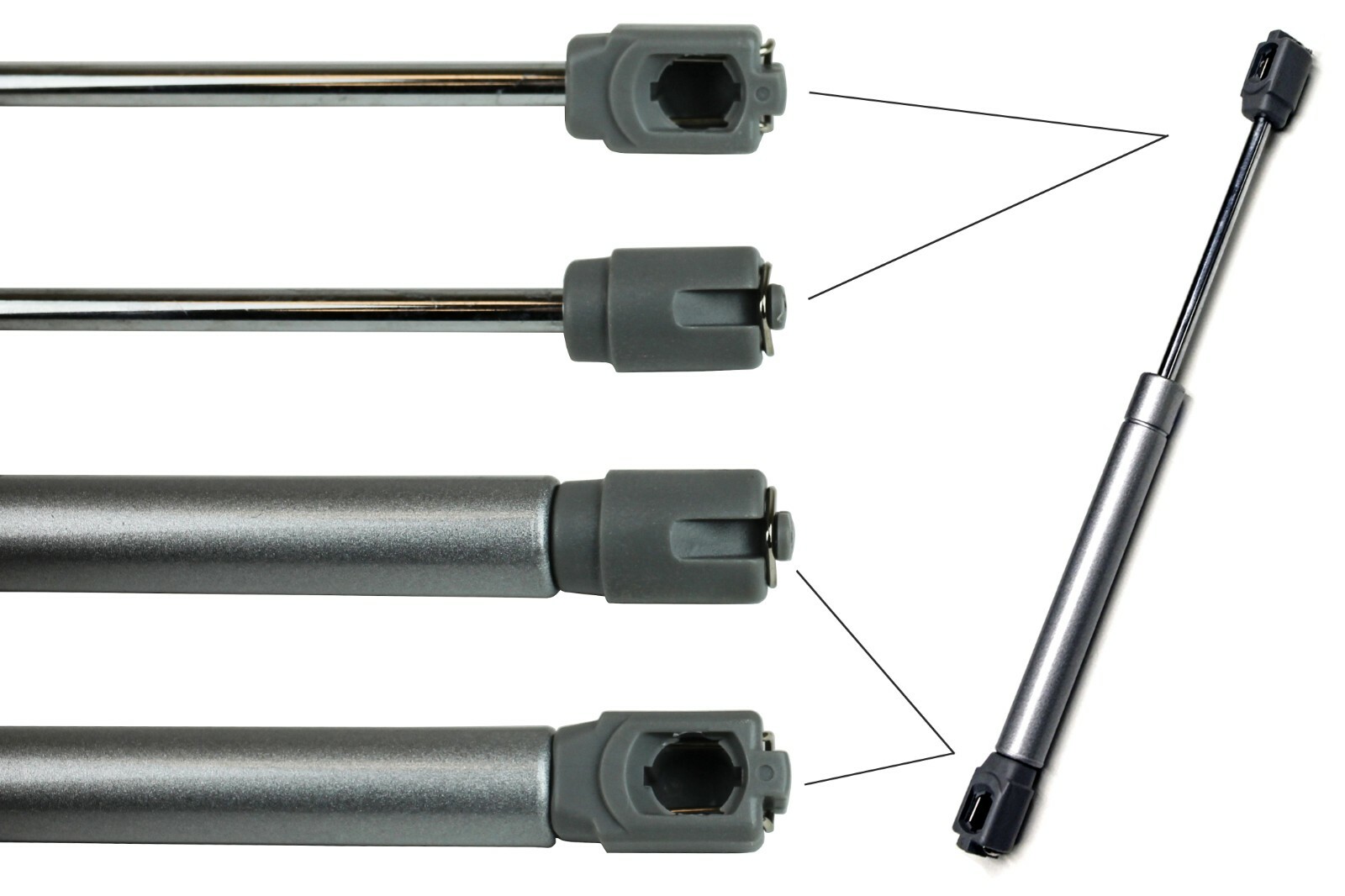 2 Pieces Gas Spring Strut Prop Shock Lift Kitchen Cabinet Lid Support Door Hinge gallery