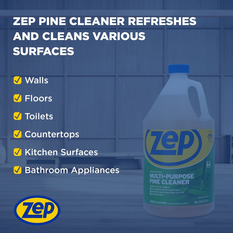 Zep Concentrated Multi-Purpose Pine Cleaner - 128 oz (Case of 4)- ZUMPP128 - gallery