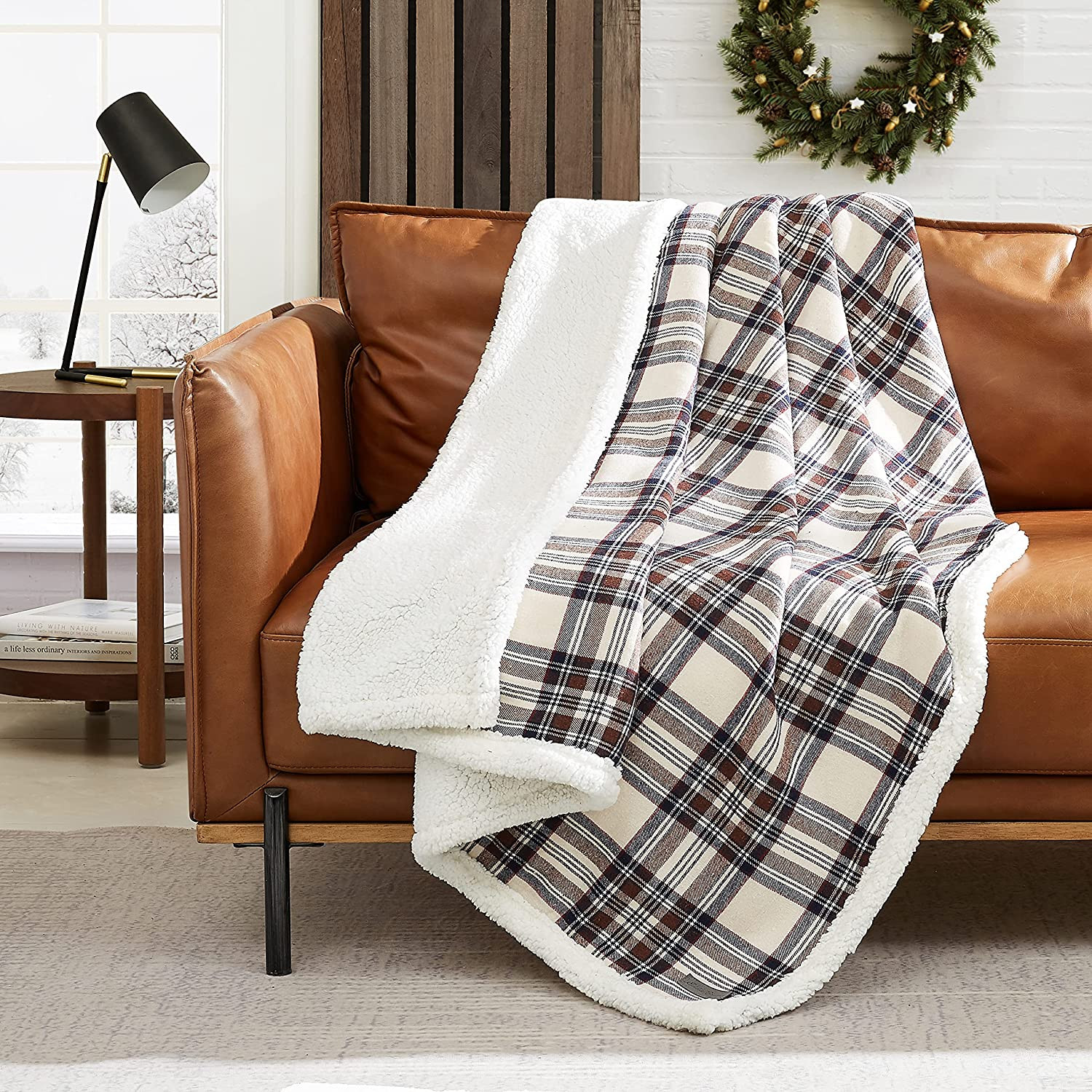 - Sherpa Throw Blanket for Couch 50X60 – Ultra Soft Reversible Fleece & Plush Sh gallery
