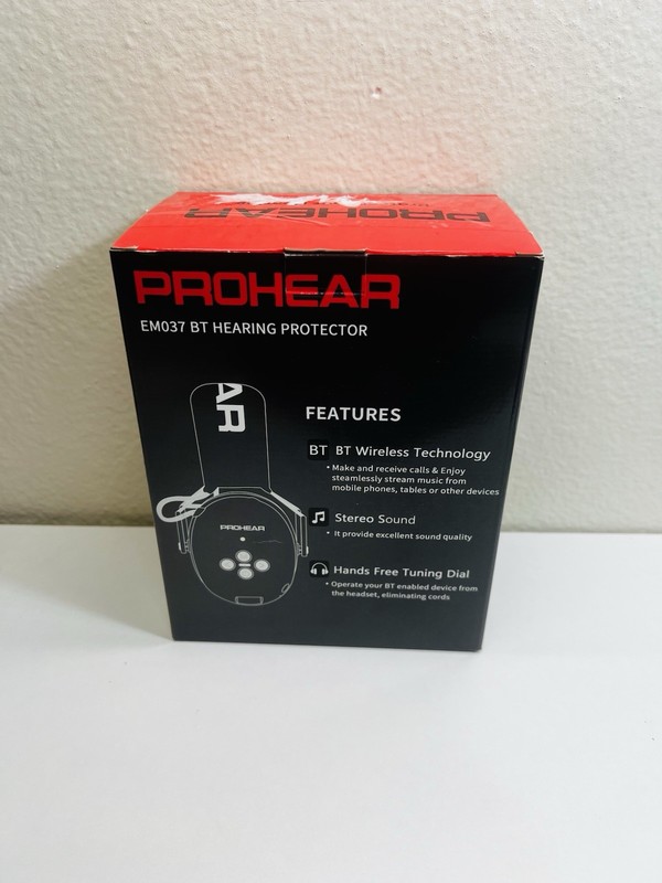 Prohear EM037 Bluetooth Hearing Protector Headphones 30dB Noise Reduction gallery