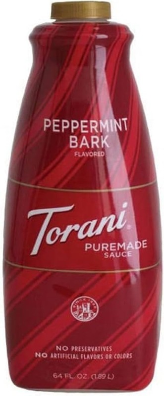 64 fl oz Puremade Peppermint Bark Sauce - No Artificial Ingredients, Rich Flavor gallery
