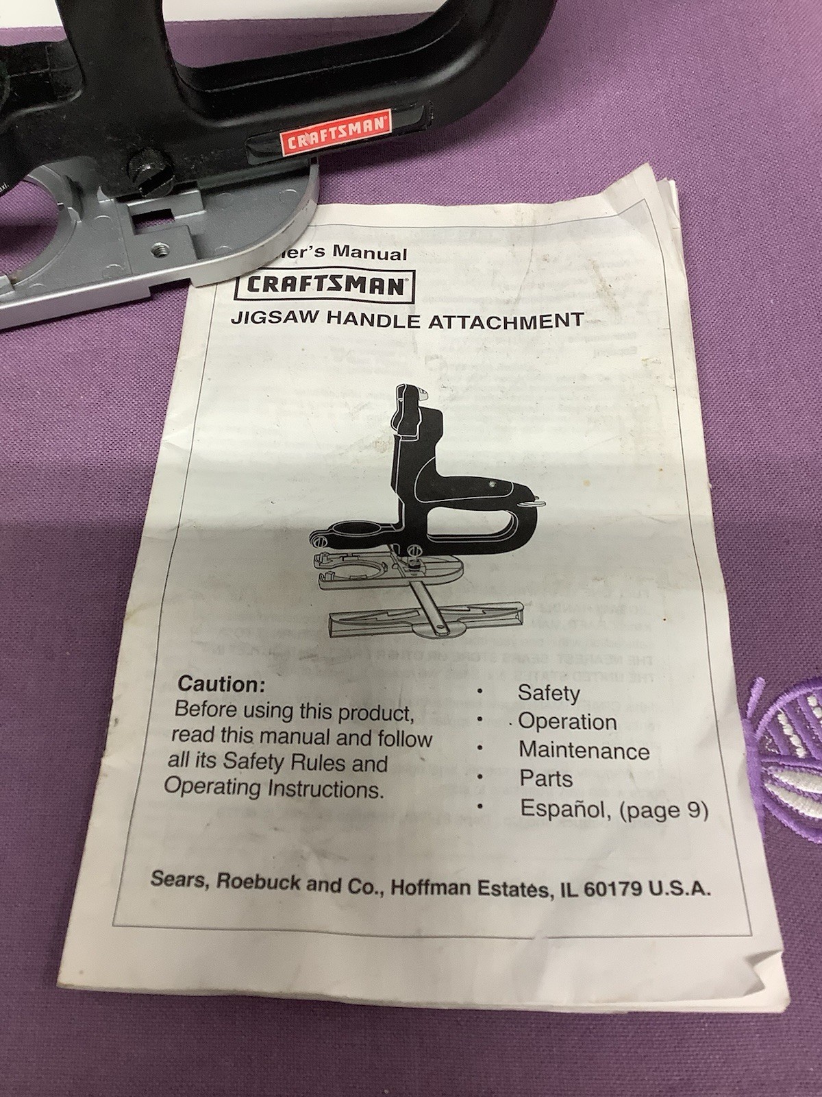 Craftsman Jigsaw Handle Attachment With Manual gallery