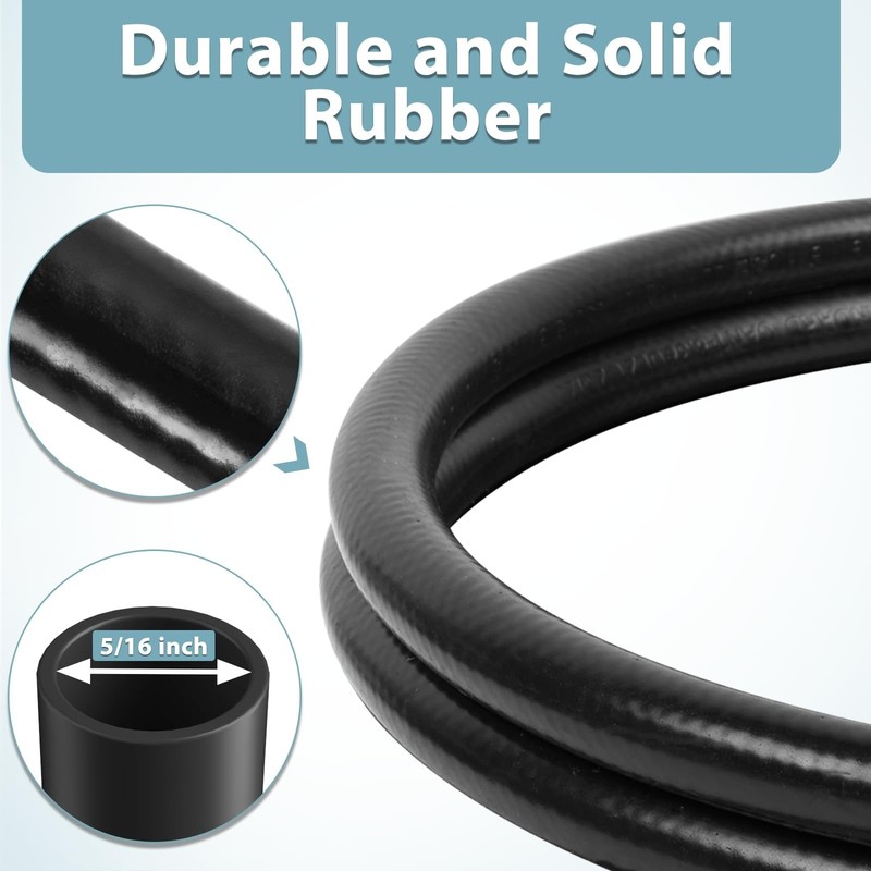 1-Pack Propane Hose with Regulator 2/5/12FT for Grill, Fire Pit, Heater Use gallery
