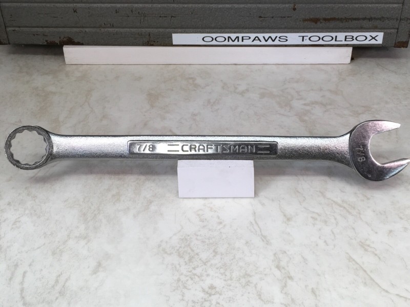 Craftsman Combination Wrench, 12pt sizes 1/4in.-7/8in. SAE, You Choose USA Made gallery