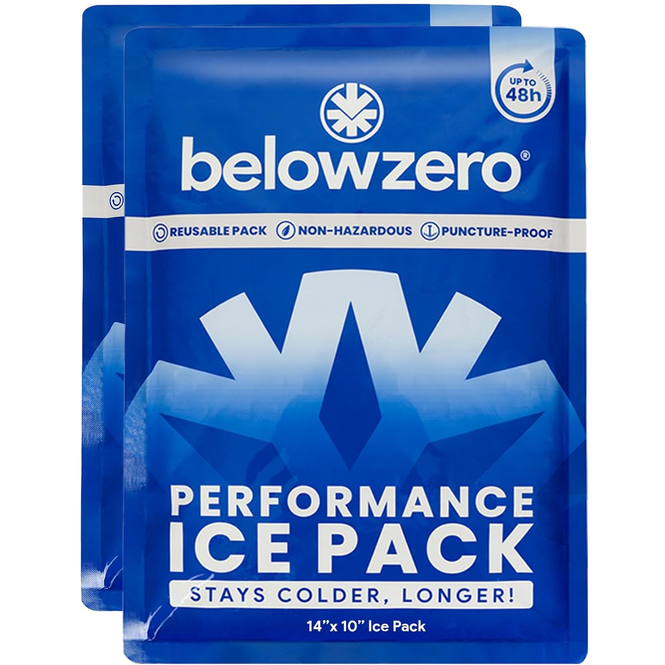 Below Zero Prefilled Reusable Ice Packs for Coolers | Long Lasting Freezer Ic... gallery