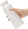 10 Pack Composite Plastic Flower Vase 8" Plastic Vases Centerpieces White gallery