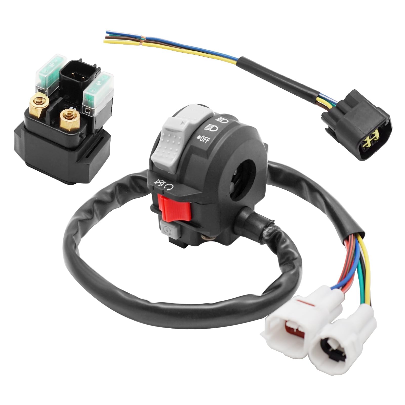 M MATI Start Stop Switch Starter Solenoid Relay Plug for Yamaha Raptor 125 ... gallery