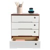 Wooden Desktop Storage Cabinet 15.75*11.02*15.94 in Desk Storage Box Lockable gallery