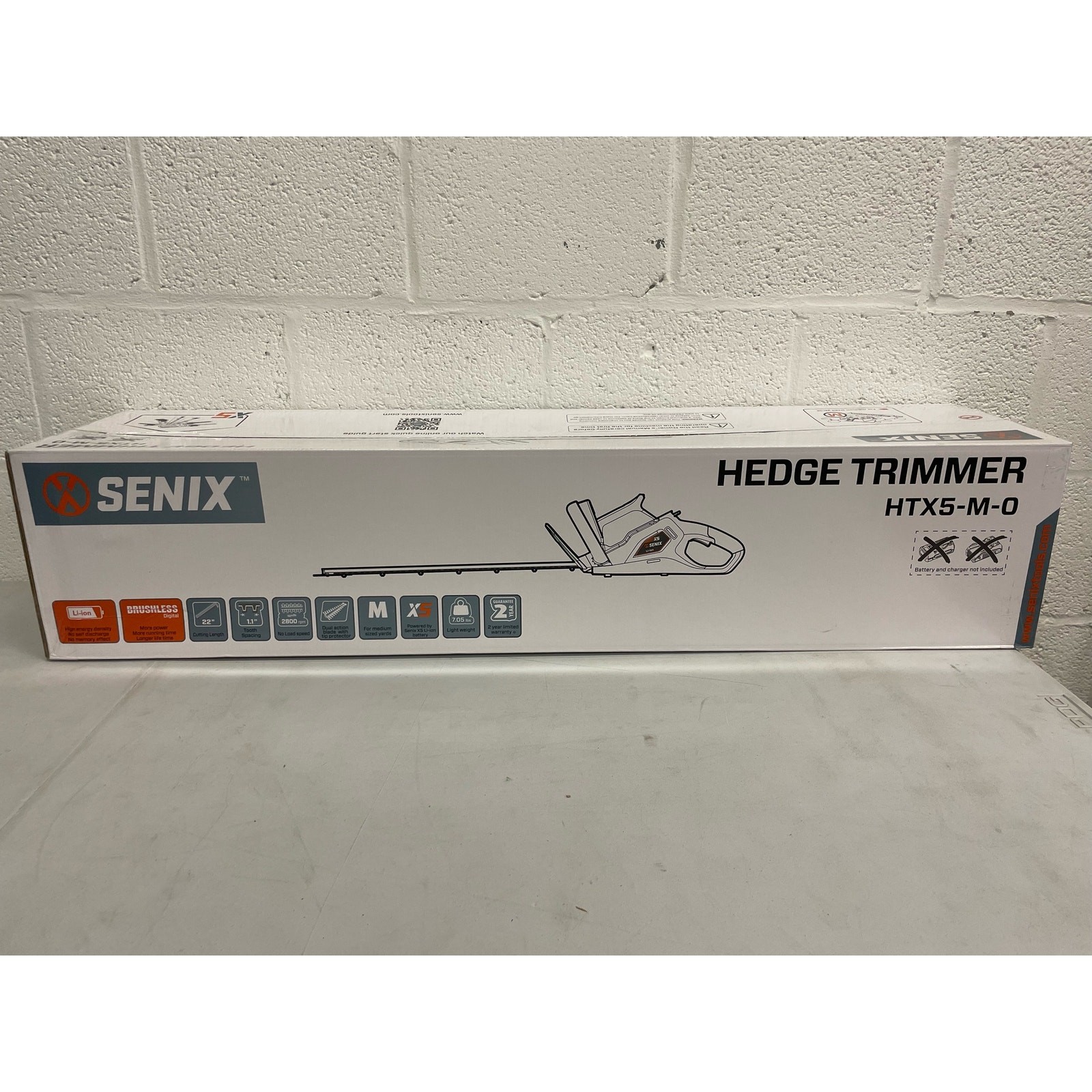SENIX 58 Volt Max Battery Powered 22-Inch Cordless Hedge Trimmer TOOL ONLY gallery