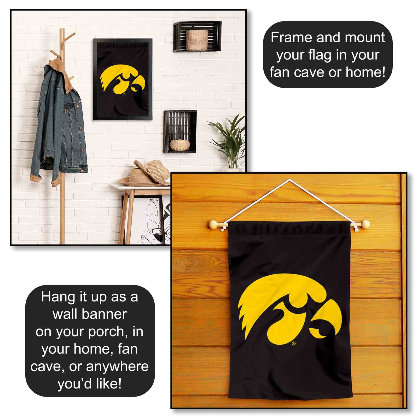 Hawkeyes Garden Flag and Yard Banner gallery