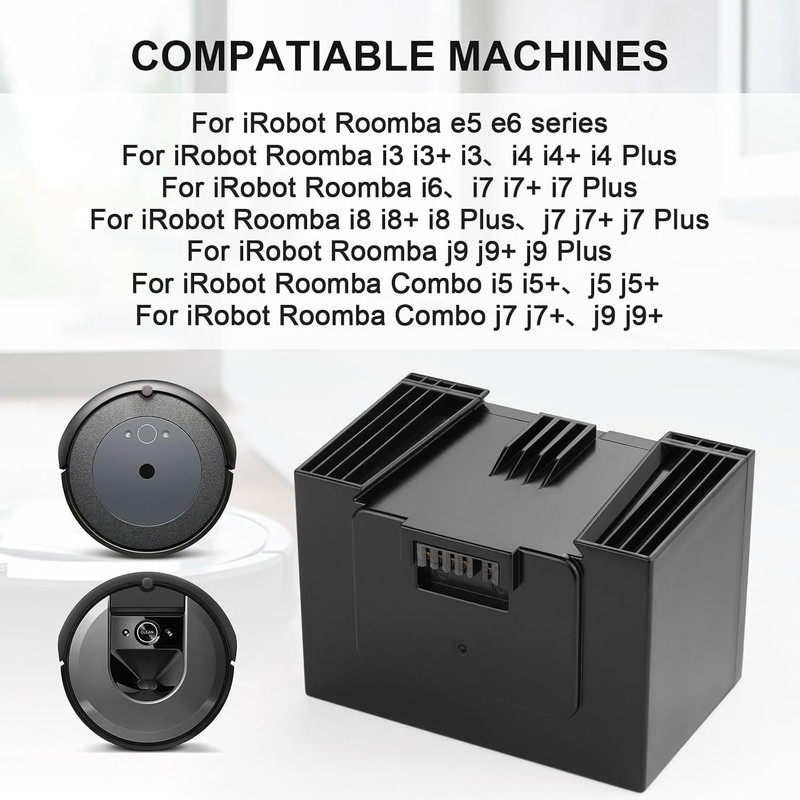 MULS ABL D2 Battery for iRobot Roomba i3 i4 i5 i6 i7 i8 e5 e6 j7 j8 Combo j5 j7 gallery