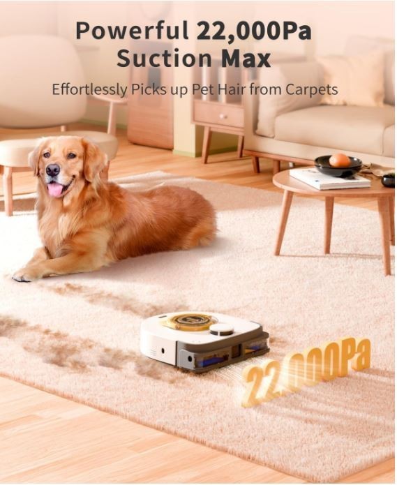 New UBPET 22000Pa Robot Vacuum Cleaner V10 Self-Charging 22,000 Pa for Carpet Fl gallery