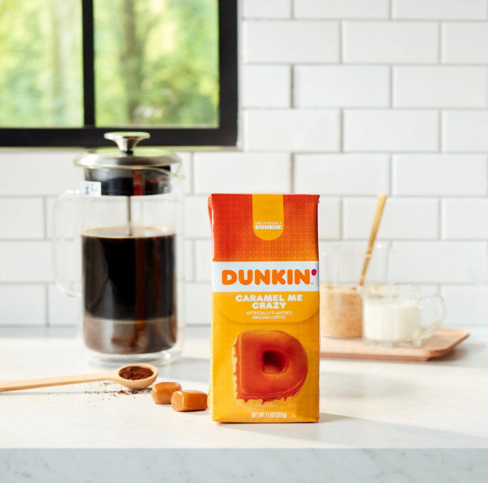 Dunkin’ Caramel Me Crazy Ground Coffee 11 Ounces x 2 packs gallery