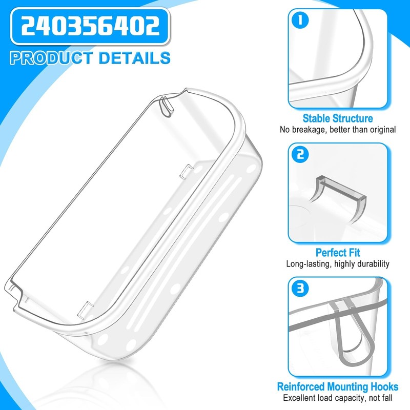 Refrigerator Door Bin Replacement - Fits Frigidaire Gallery & More - Durable She gallery