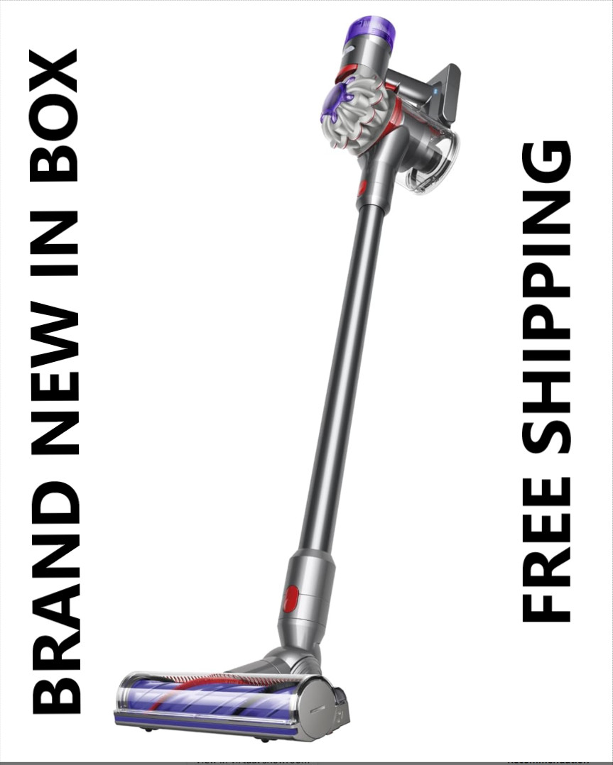 Dyson V8 Plus Cordless Vacuum Cleaner Silver/Nickel - BRAND NEW gallery