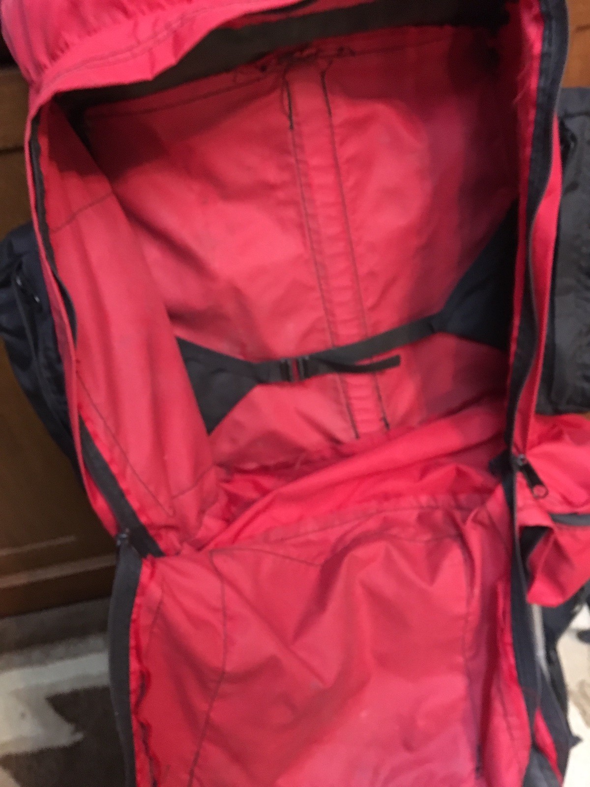 Vintage Large Red Jansport External Frame Hiking Backpack 4