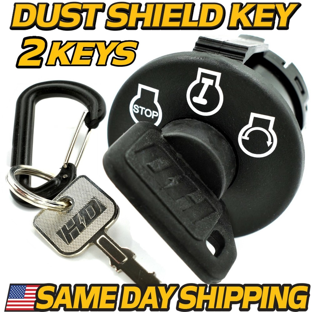 Starter Ignition Key Switch fits Bad Boy Mowers 077-8076-00 Includes 2 Keys