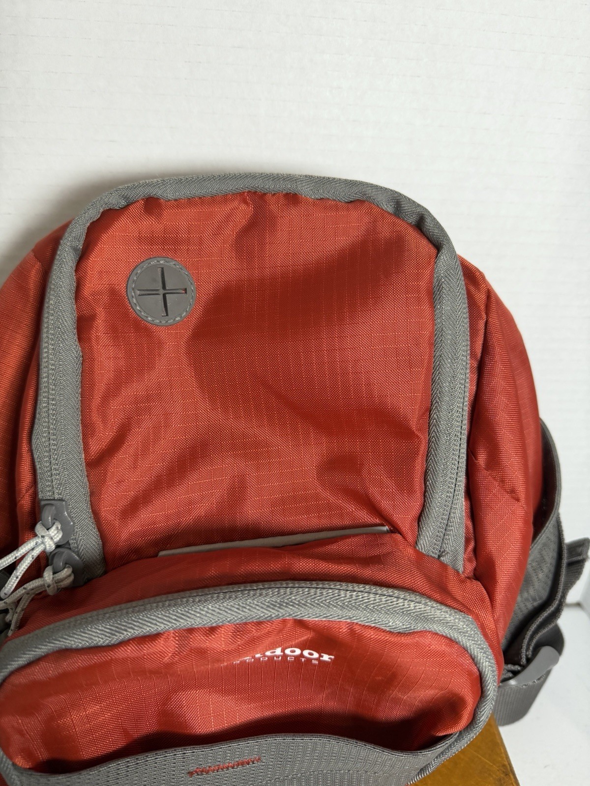 Outdoor Products Red & Gray Compact Backpack Sling Daypack Adjustable Strap 3