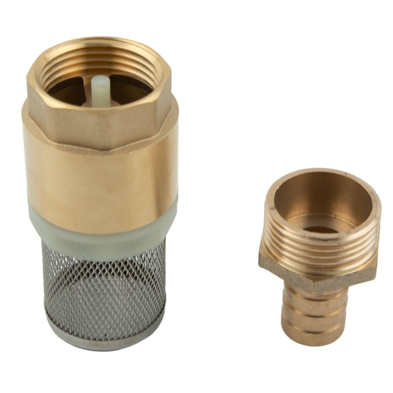 Non-return Valve Suction Strainer Foot Valve Hose Connection 19 25 mm 3/4in 1in gallery