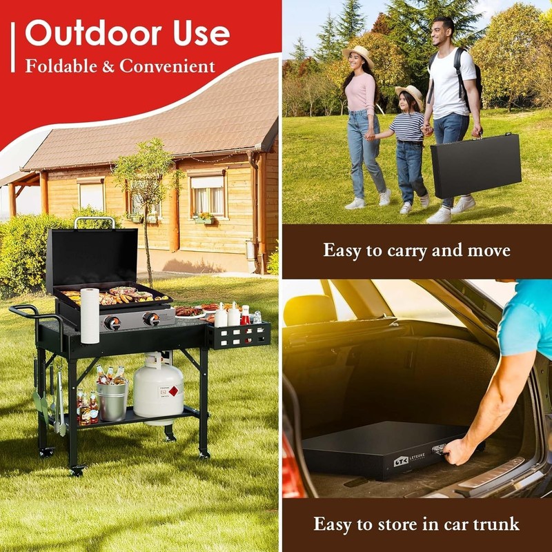 Portable Grill Table for Blackstone Griddle, 450lb Capacity gallery