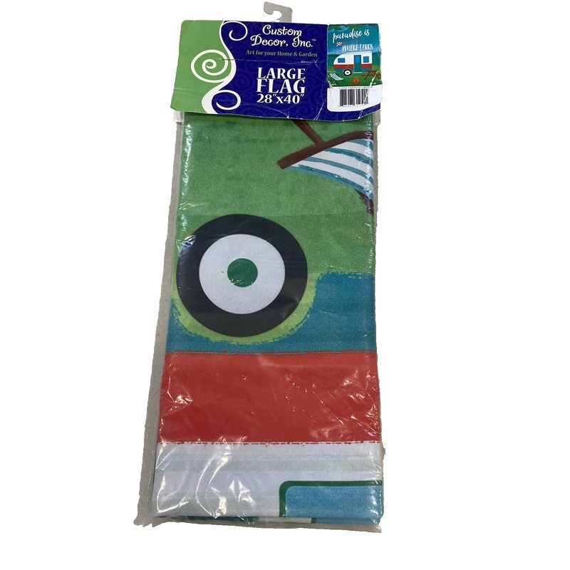 Camping House Flag Spring Summer Fall Home Decor Camper Picnic Nature Outdoor gallery