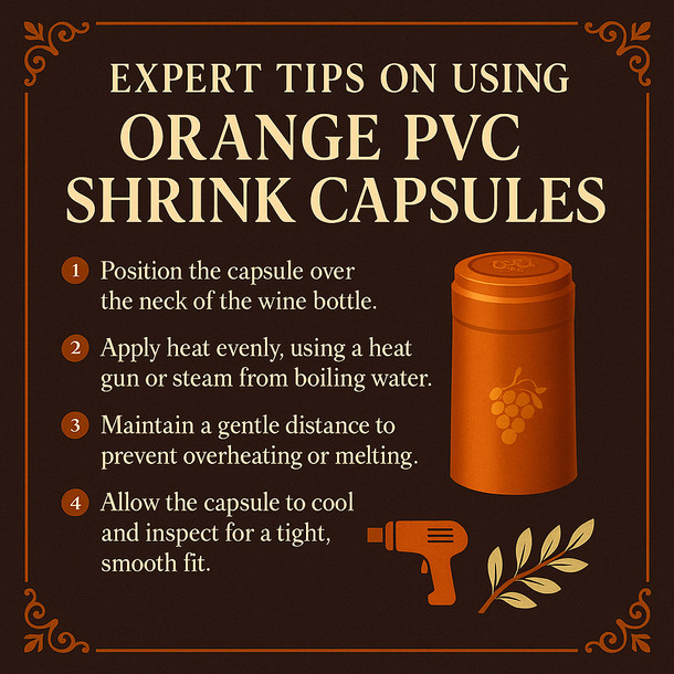 LD Carlson Orange PVC Shrink Capsules (Bag Of 30) gallery