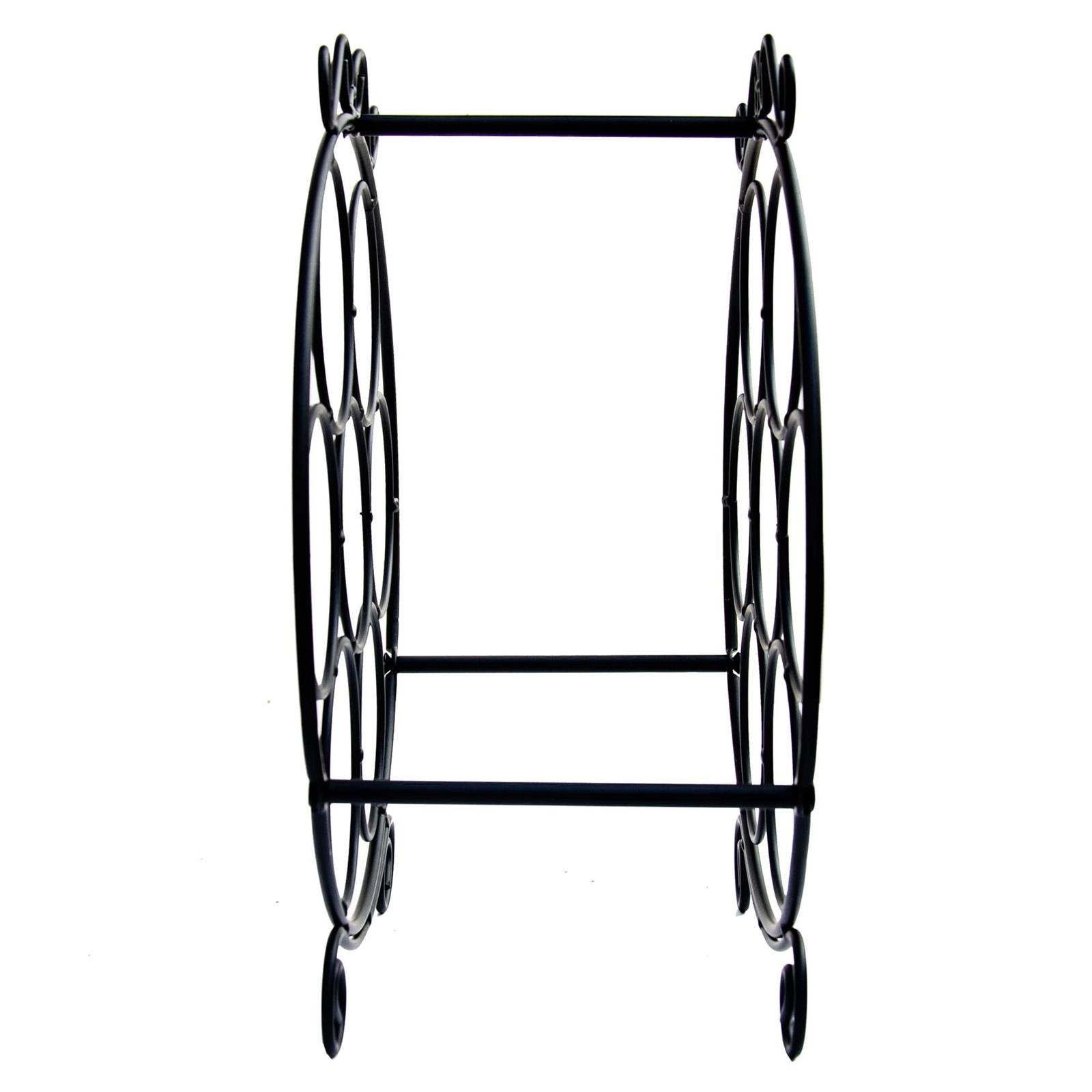 7-Bottle Countertop Wine Rack – 13x12x6.5 in., Iron Wire Wine Rack for Counte... gallery