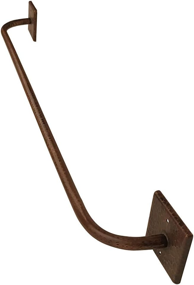 TR30DB 30-Inch Hand Hammered Copper Towel Bar, Oil Rubbed Bronze gallery
