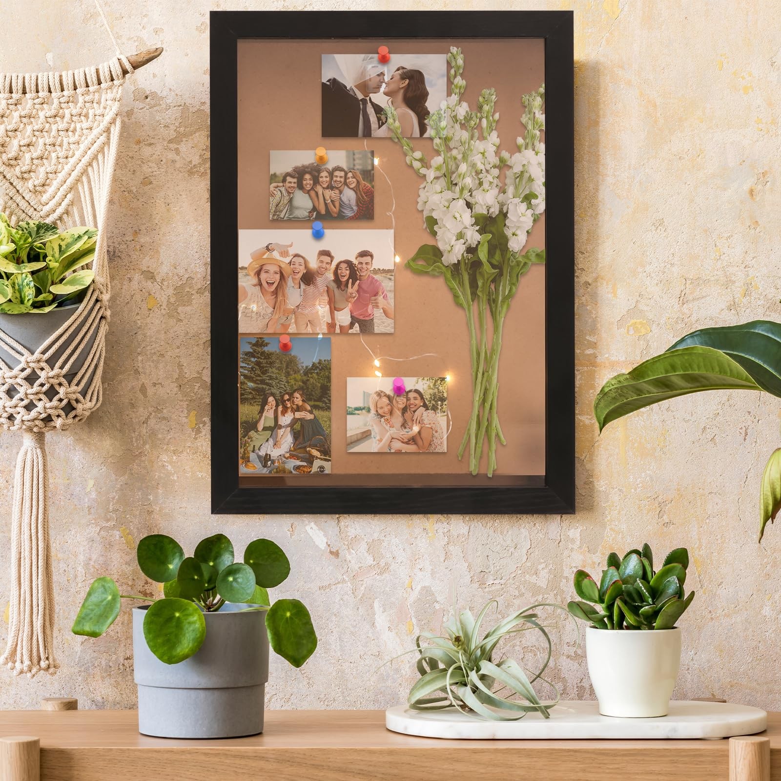 Acrylic 11x15 Inch Deep Shadow Frame Wall Mounted,Depth 5 Inch Display Case,T... gallery