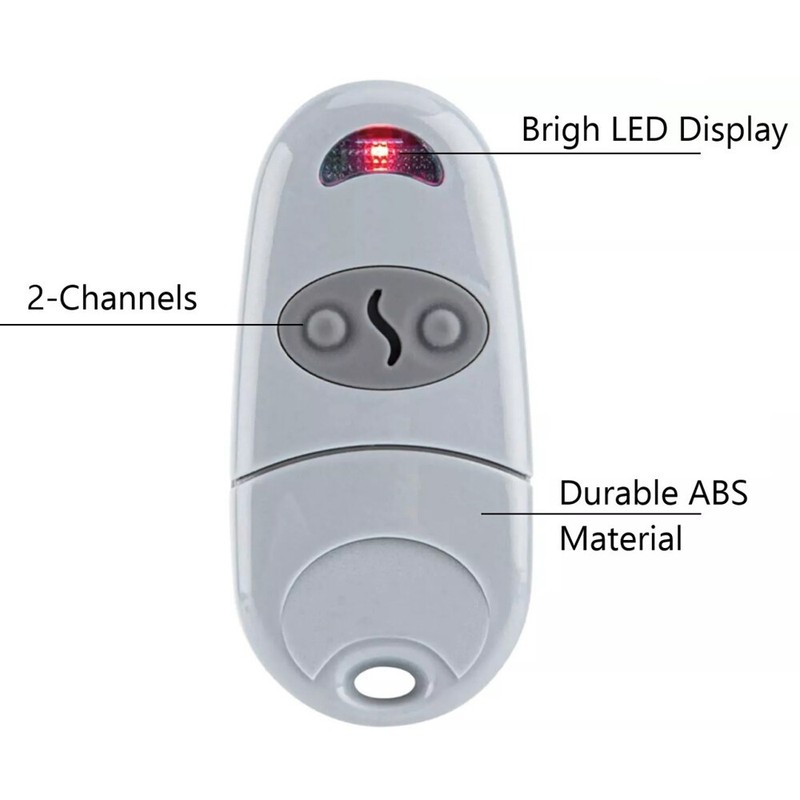 Remote Control for TOP 434 A Rolling Code Security Built-In Rechargeable Battery gallery