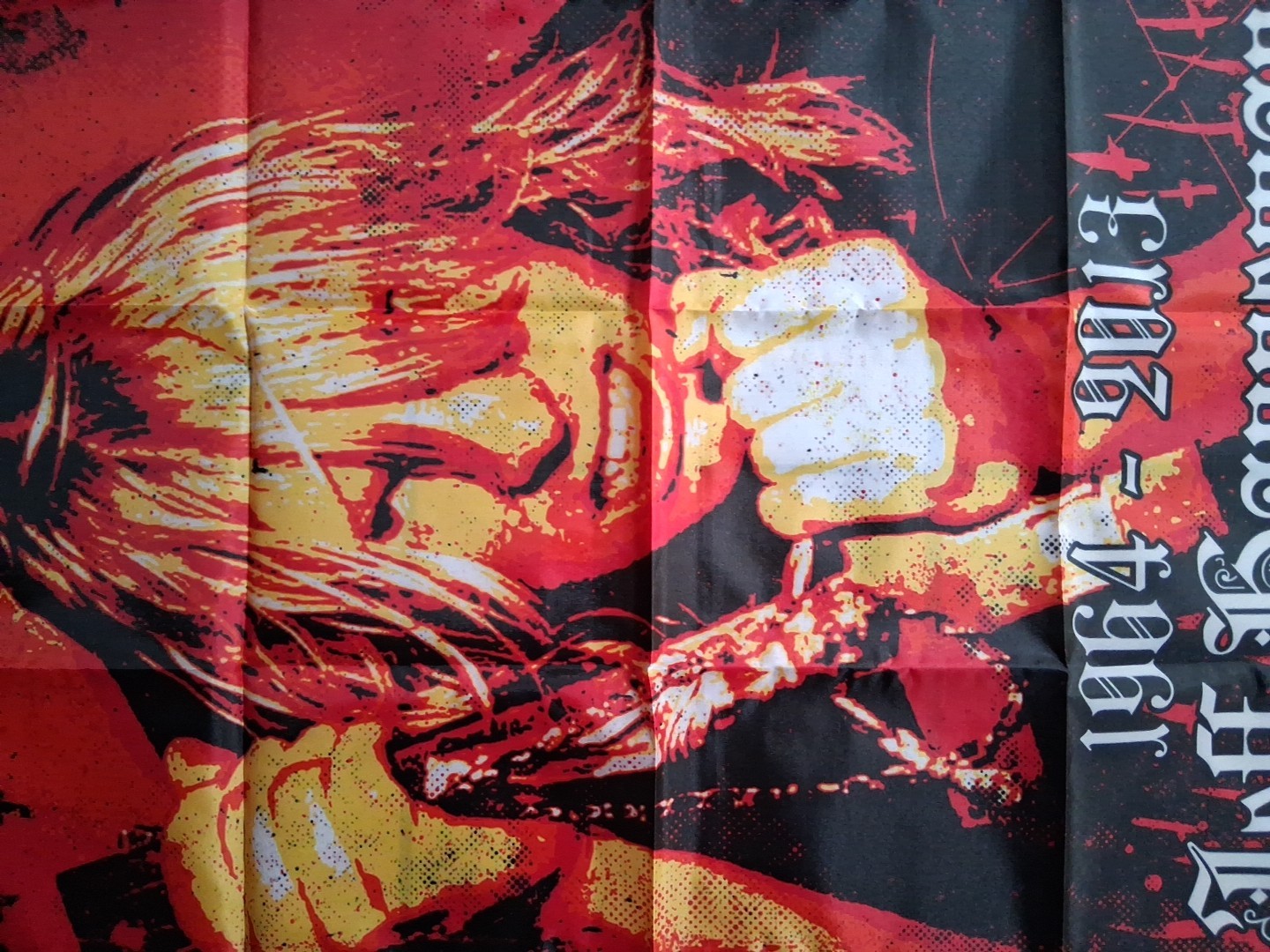 slayer jeff hanneman Tribute Banner Flag 3ft Tall gallery