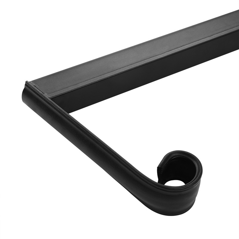 Single Post Handrail Stairs Railing Handrail For 1 or 2 Steps Handrail Metal NEW gallery
