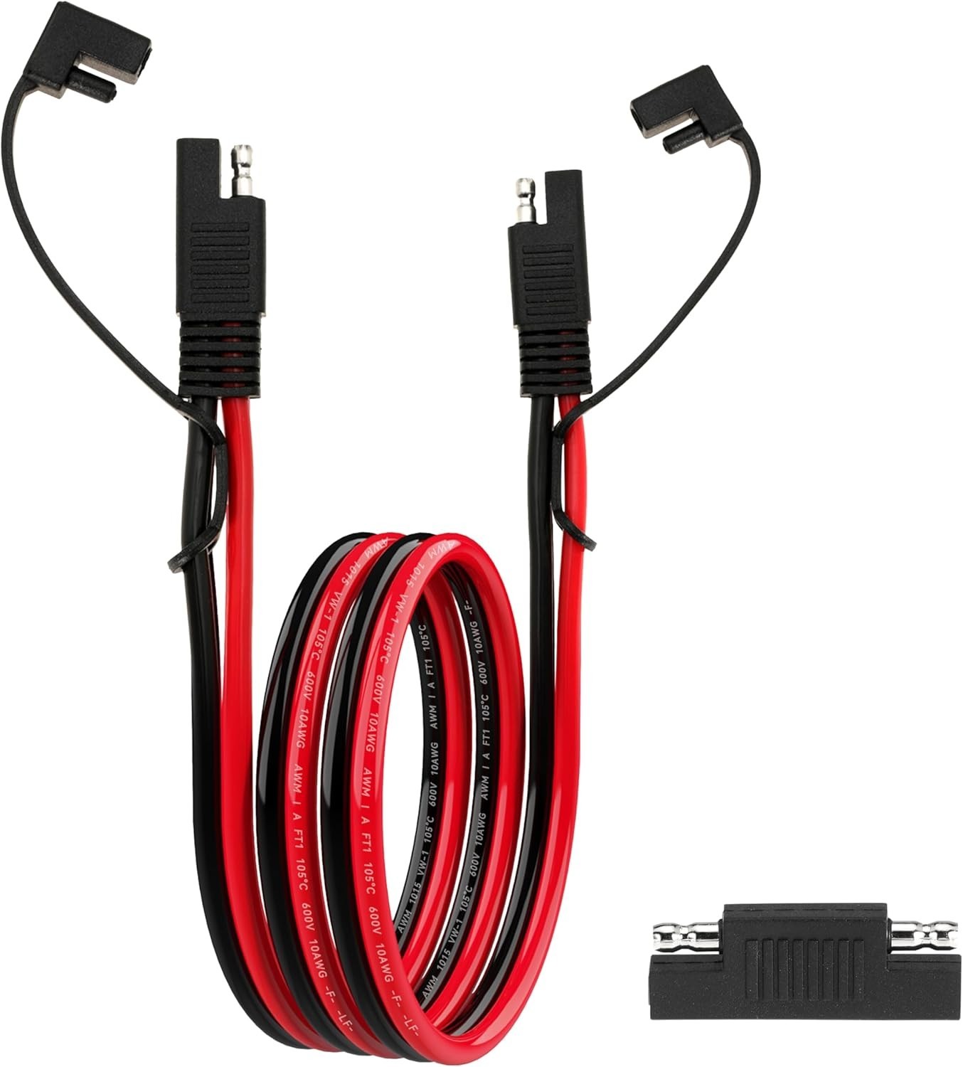 3FT 10AWG SAE Extension Cable for Solar Panel RV Battery Automotive gallery