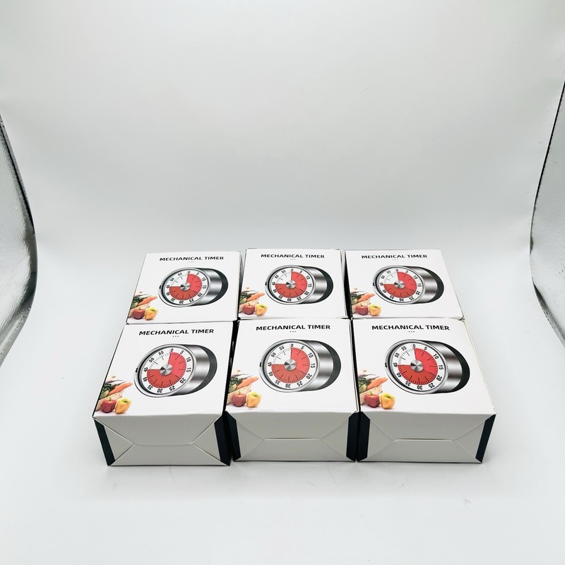 Chef Cooking Timer Clock with Loud Alarm, No Batteries Required ( Pack of 6) gallery
