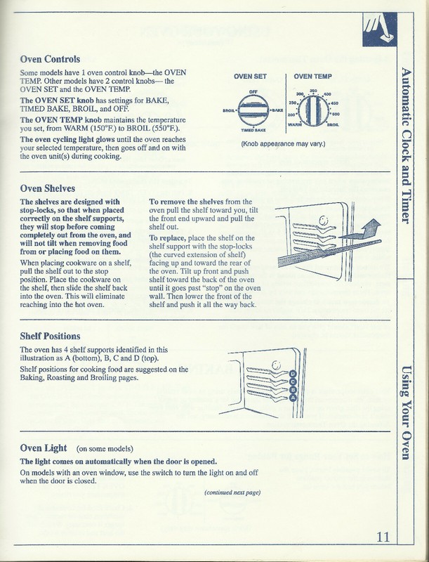 Hotpoint Your Range stove oven Use Care Instructions PRINTED Owners Manual 31 pg gallery