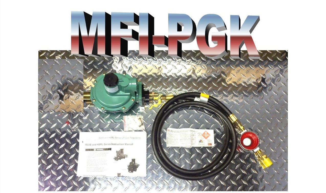 MFI PGK-12 Propane Hose Regulator Kit for 20hp & Larger Engines Generac GN990 gallery