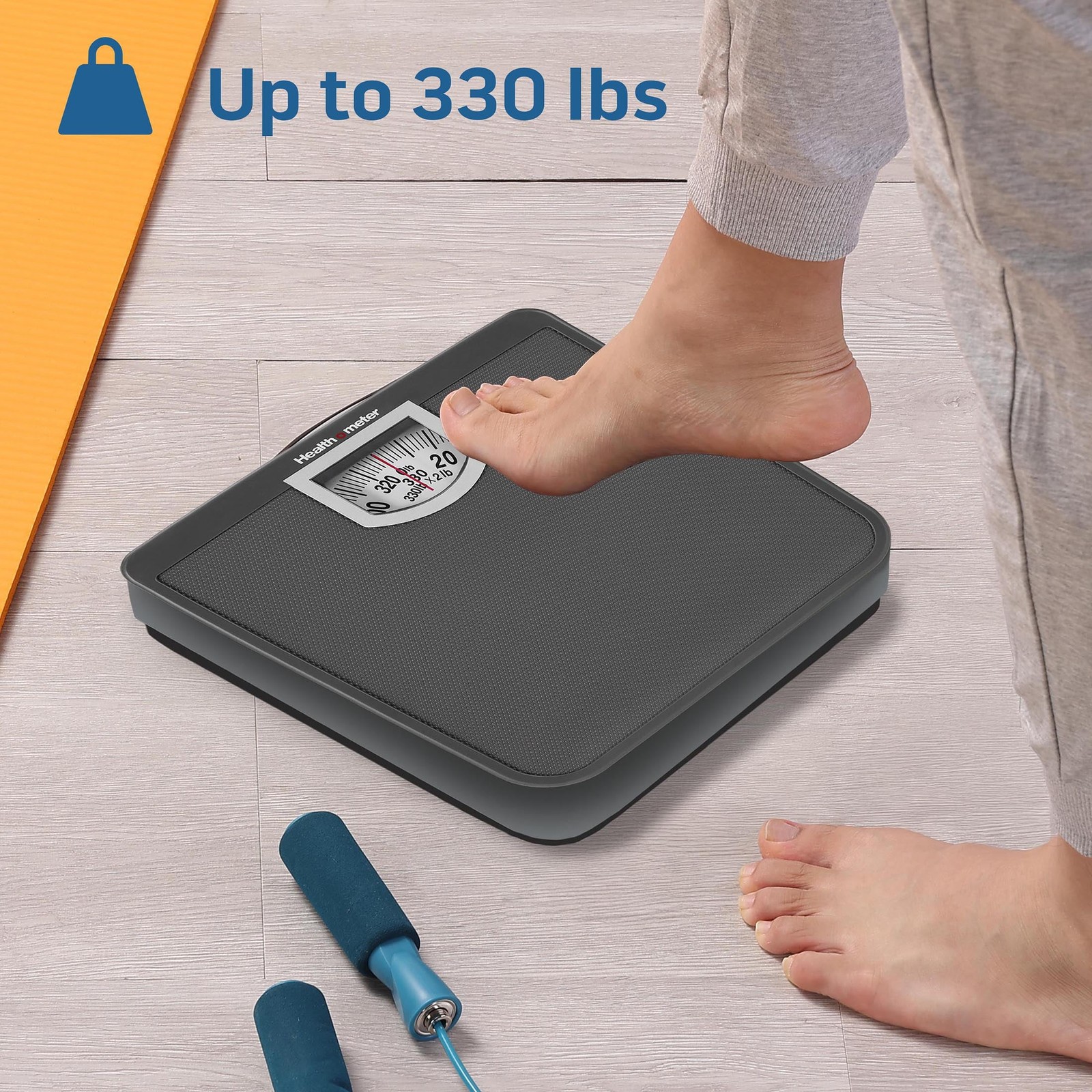 Health o Meter Compact Dial Bathroom Scale 330 lb Sturdy Metal Platform gallery
