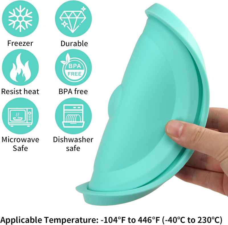 Replacement Lids for Pyrex 7202-PC 1 Cup, Silicone round Storage Cover Lid for A gallery