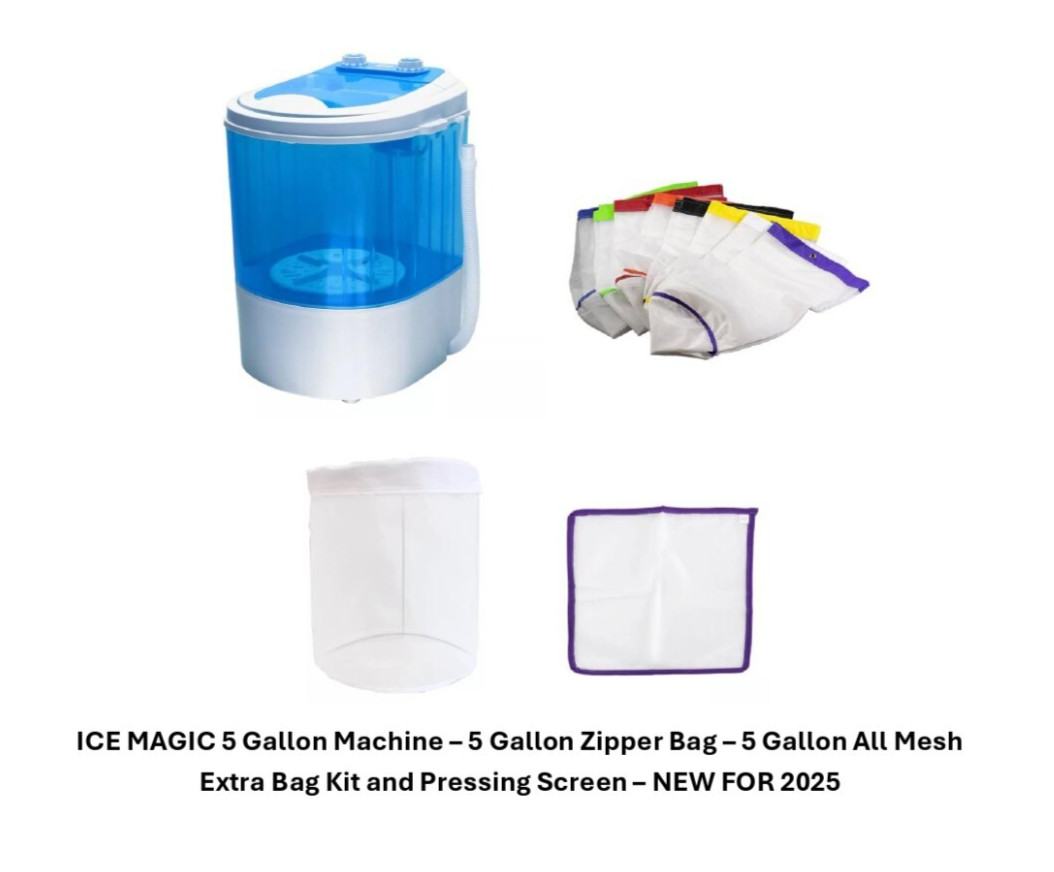 Ice Magic 5 Gallon Pollen Extraction Machine/All Mesh Bag Kits NEW FOR 2025 gallery