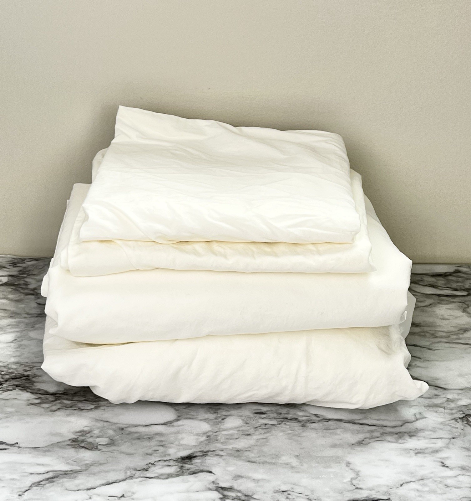 The Vermont Country Store Sheet Set King Ivory 4 Piece 100% Cotton gallery