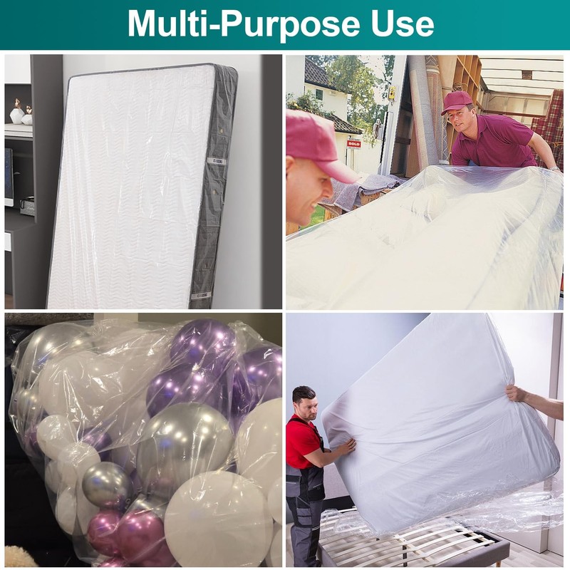 Mattress Bag For Moving Storage Plastic Mattress Protector Cover Twin And Full S gallery