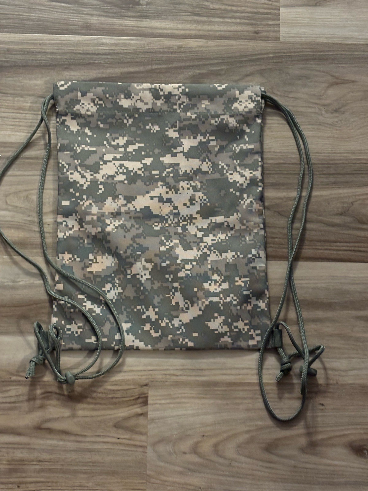 Drawstring Backpack Team Bag Jacksonville Jaguars Embroidered Logo Digi Camo 2