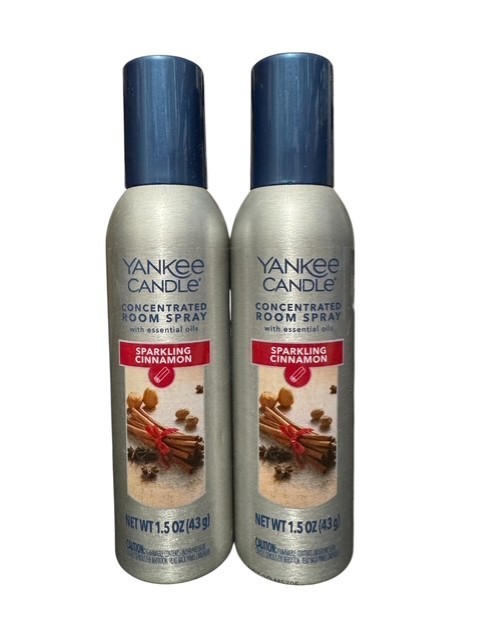 Yankee Candle Sparkling Cinnamon Concentrated Room Spray 1.5 ounce 2-pack gallery