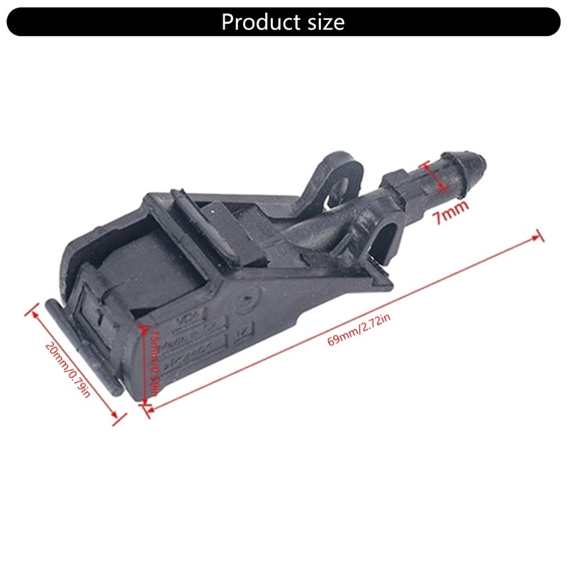 Windshield Washer Jet Nozzle for B5 Golf 6RD955985 6E0955985A Long Lasting Use gallery