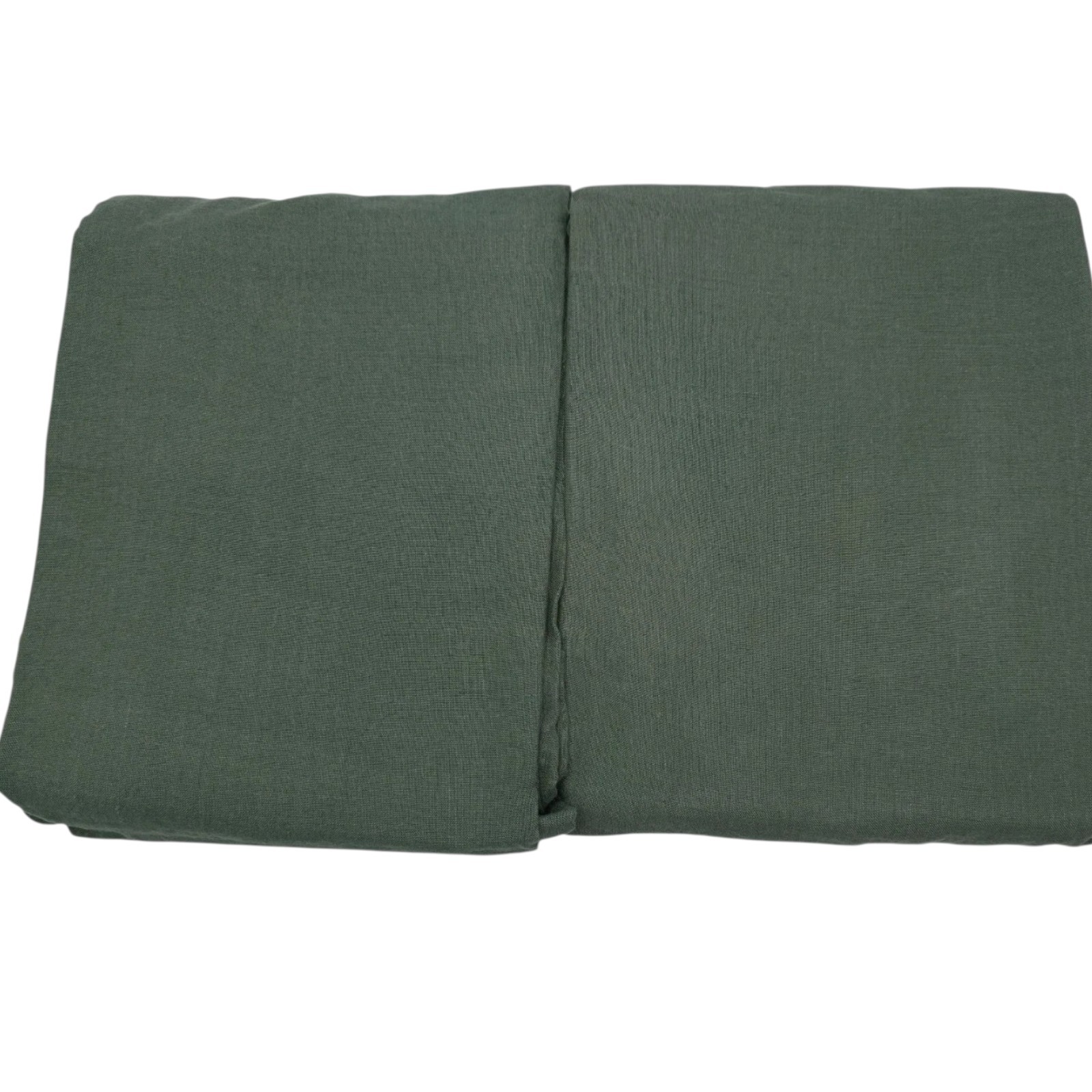 West Elm Belgian Flax Linen Curtains Set 2 48x96 Dark Olive Green Drapes New gallery