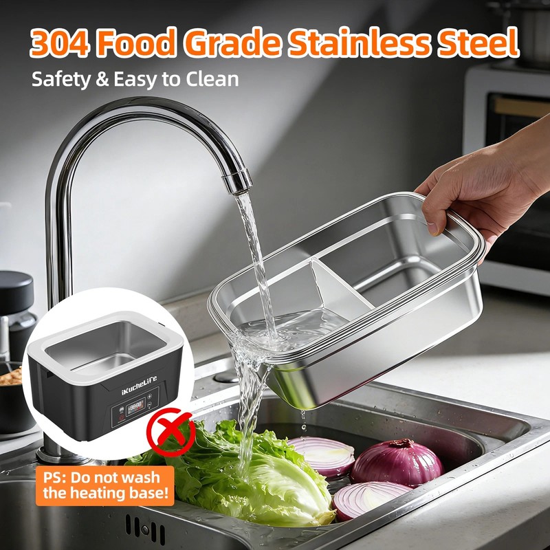 Cordless Electric Lunch Box,Fast Heating Portable Food Warmer with 20000mAh,d gallery