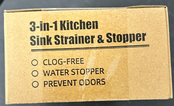 Hibbent Upgraded 3 in 1 Kitchen Sink Drain Strainer and Stopper Combo, TWO PACK gallery